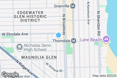 Map image of the property - 5943 N Magnolia Ave