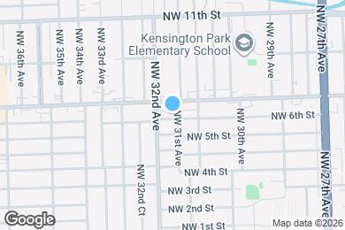Map image of the property - 3101 NW 6th St