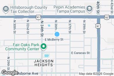 Map image of the property - 3602 E McBerry St