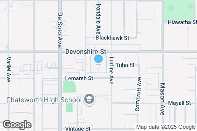 Map image of the property - 10225 Lurline Ave