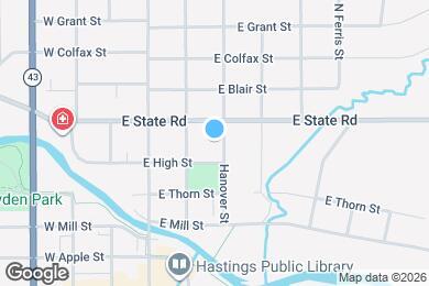 Map image of the property - 518 N Hanover St