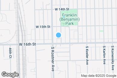 Map image of the property - 1542 N Kolin Ave