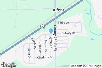 Map image of the property - 7540 Wymm Ln