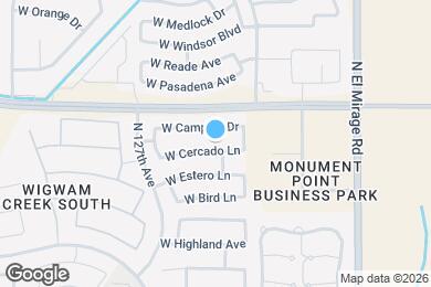 Map image of the property - 12532 W Cercado Ln