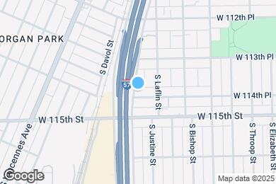 Map image of the property - 1534 W 114th Pl
