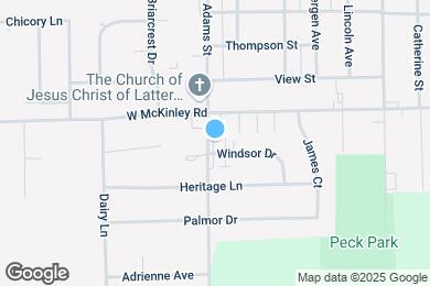 Map image of the property - 422 Windsor Dr