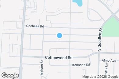 Map image of the property - 4100 Navaho Ave