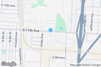 Map image of the property - 611 E 11th Ave