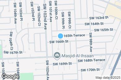 Map image of the property - 10005 SW 166th St