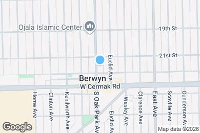 Map image of the property - 2111 S Oak Park Ave