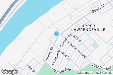 Map image of the property - 5233 Butler St