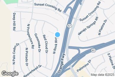 Map image of the property - 266 N Rock River Dr