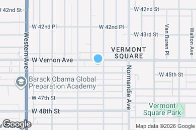 Map image of the property - 1478 W Vernon Ave