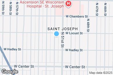 Map image of the property - 2862 N 52nd St