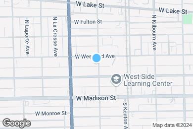 Map image of the property - 120-122 N Kilpatrick Ave