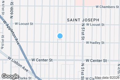 Map image of the property - 2806 N 54th St
