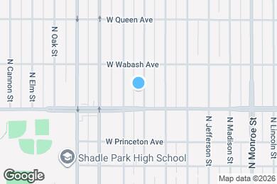 Map image of the property - 4723 N Cedar St
