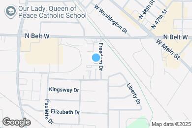 Map image of the property - Brookside Apartments