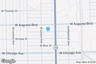 Map image of the property - 4833 W Walton St