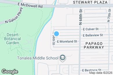 Map image of the property - 6613 E Belleview St