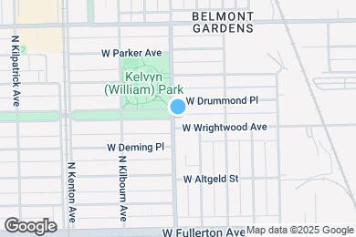 Map image of the property - 2607 N Kostner Ave