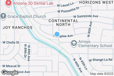 Map image of the property - 4701 W Lupine Ave