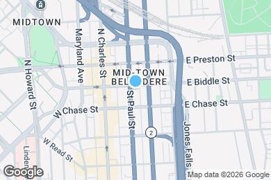 Map image of the property - 1125 St Paul St