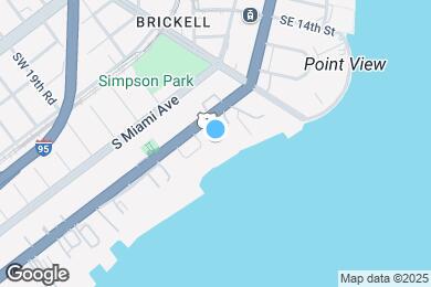 Map image of the property - 1627 Brickell Ave