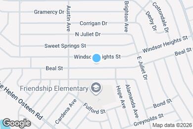 Map image of the property - 2816 Beal St