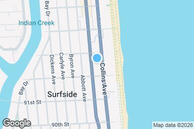 Map image of the property - 9248 Collins Ave
