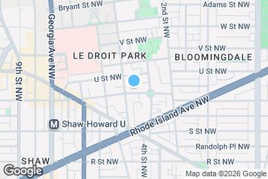 Map image of the property - 321 T St NW