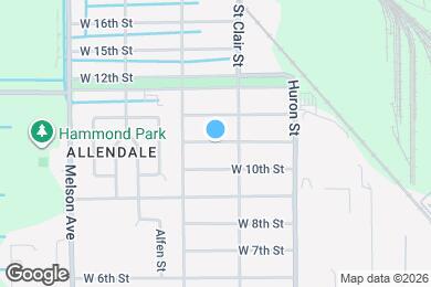 Map image of the property - 2939 W 11th St