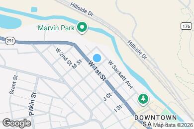 Map image of the property - 702 W 1st St