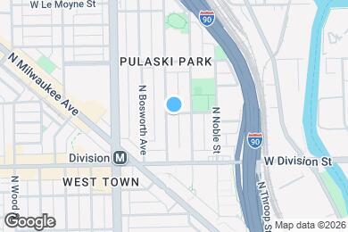 Map image of the property - 1257 N Greenview Ave