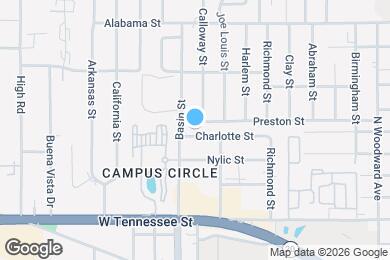 Map image of the property - 1428 Charlotte St