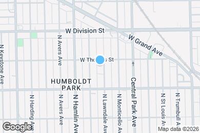 Map image of the property - 1048 N Lawndale Ave