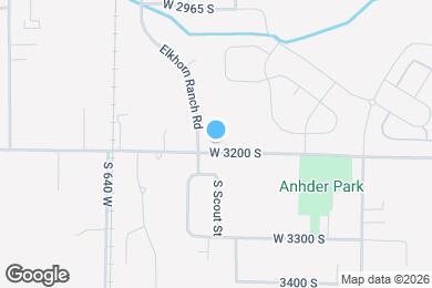 Map image of the property - 465 W 3200 S