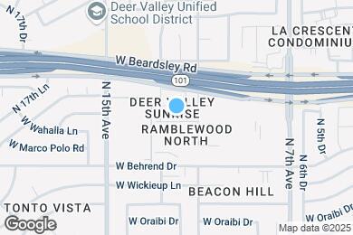 Map image of the property - 1336 W Wahalla Ln