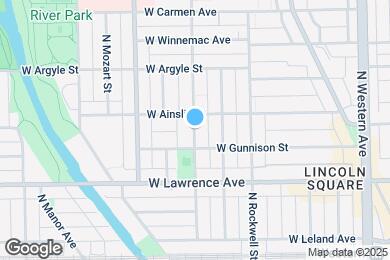 Map image of the property - 4871 N Washtenaw Ave