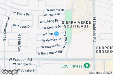 Map image of the property - 14162 W Ventura St