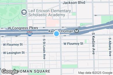 Map image of the property - 3413 W Harrison St