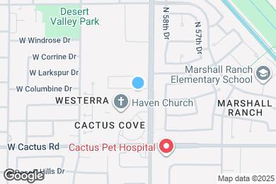 Map image of the property - 5919 W Columbine Dr