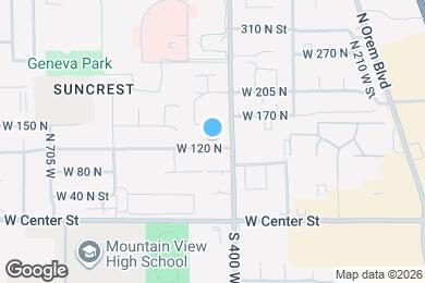Map image of the property - 434 W 120 N