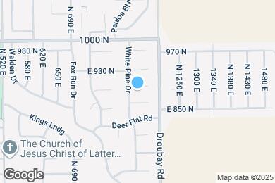 Map image of the property - 846 E 900 N
