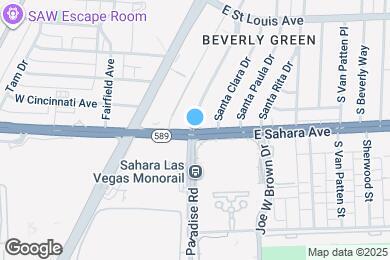 Map image of the property - 200 W Sahara Ave