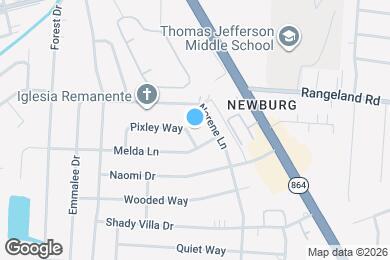 Map image of the property - 4115 Pixley Way