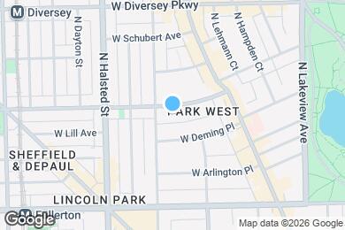 Map image of the property - 675 W Wrightwood Ave