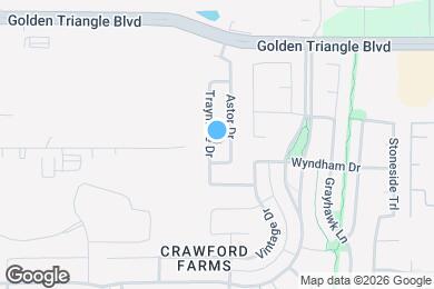 Map image of the property - 10624 Traymore Dr