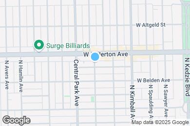 Map image of the property - 2357 N Drake Ave