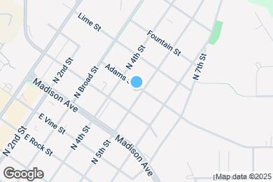 Map image of the property - 1030 N 5th St